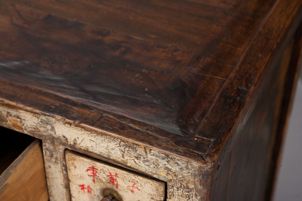 Pair of Antique Chinese Apothecary Cabinets In Excellent Condition In Troy, MI