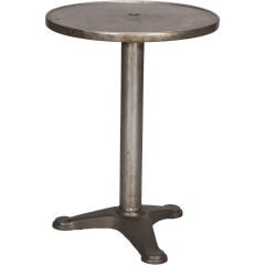 French Industrial Round Bistro Table