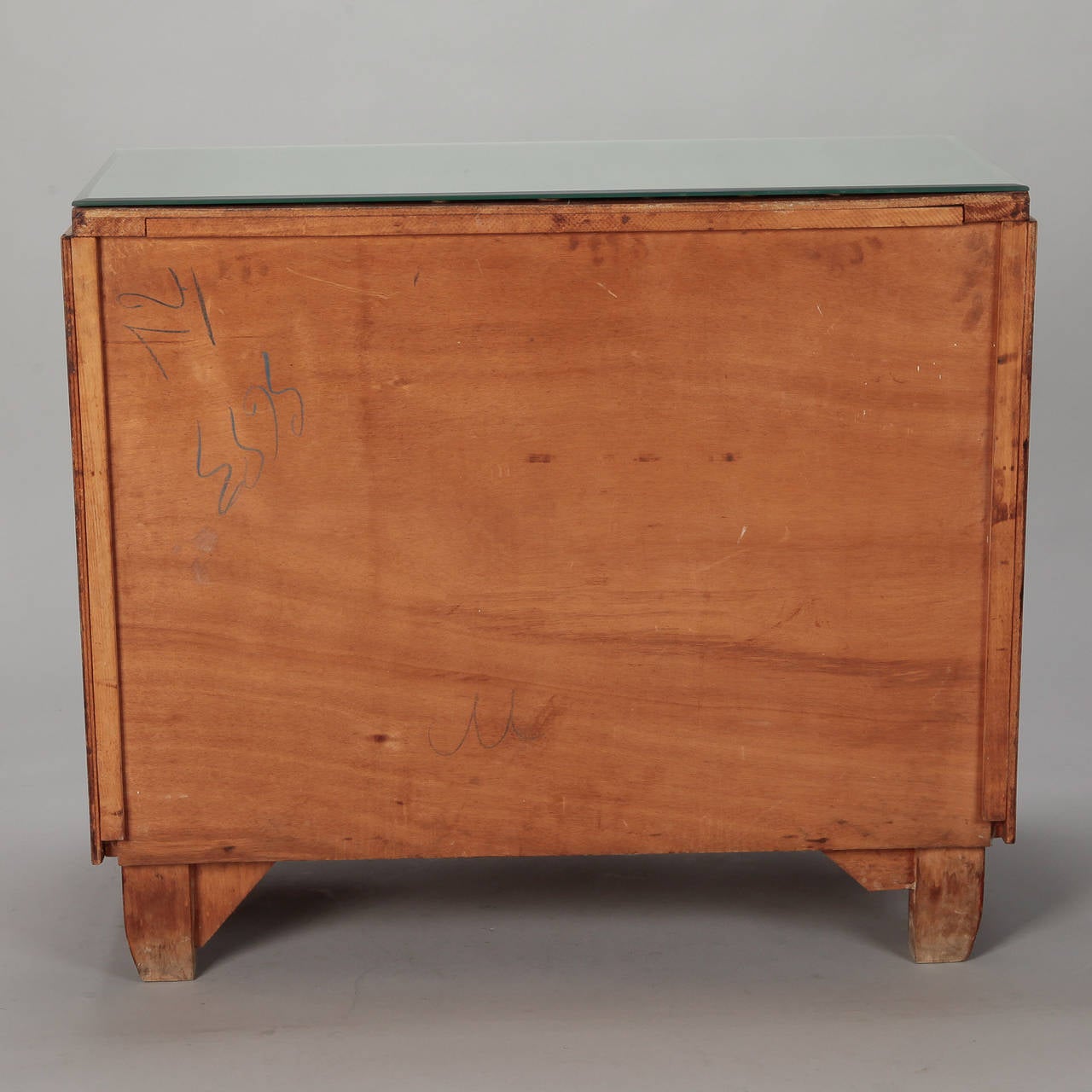 Art Deco Era Mirrored Walnut Chest of Drawers 3