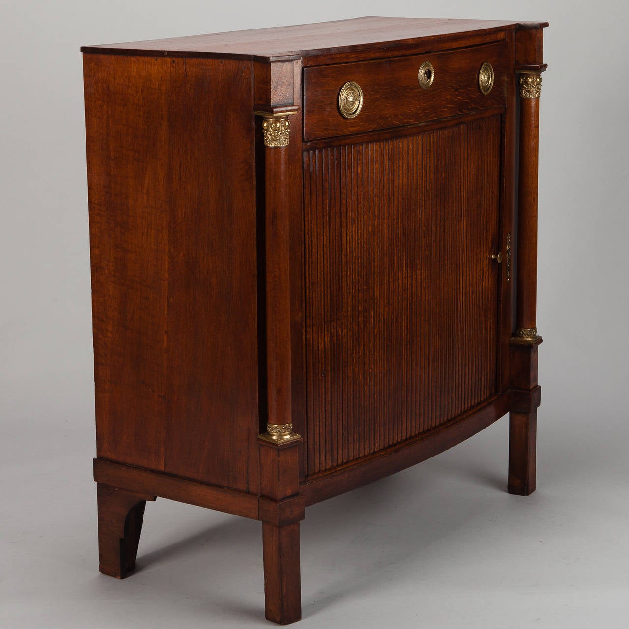 Louis XVI Style Cabinet with Tambour Door