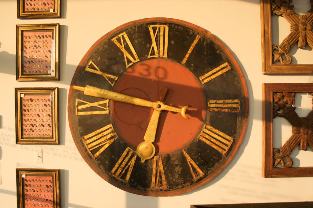 54" Diameter Antique Clock Face