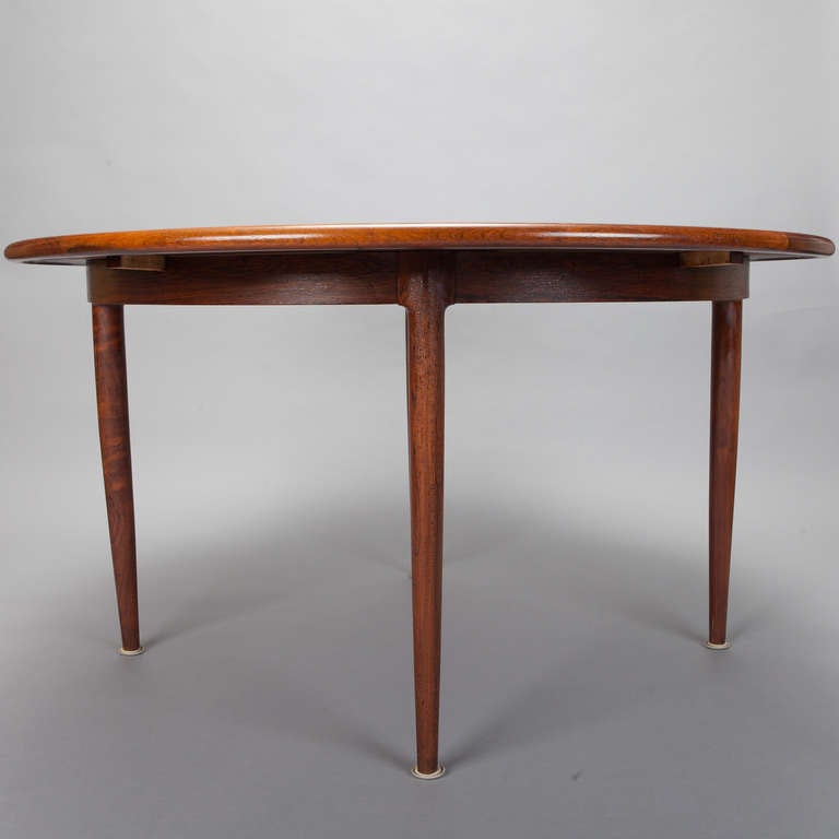 Mid-20th Century Niels Moller for J Moller #15 Rosewood Table with Butterfly Leaf