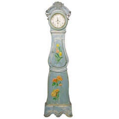 Antique Early 19th Century Swedish Mora Clock
