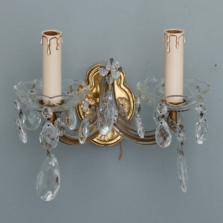 Unknown Pair of Two Arm, Maria Theresa Sconces