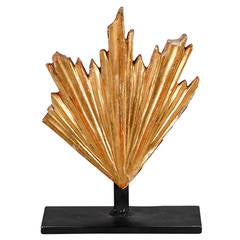 Giltwood Starburst Element on Stand