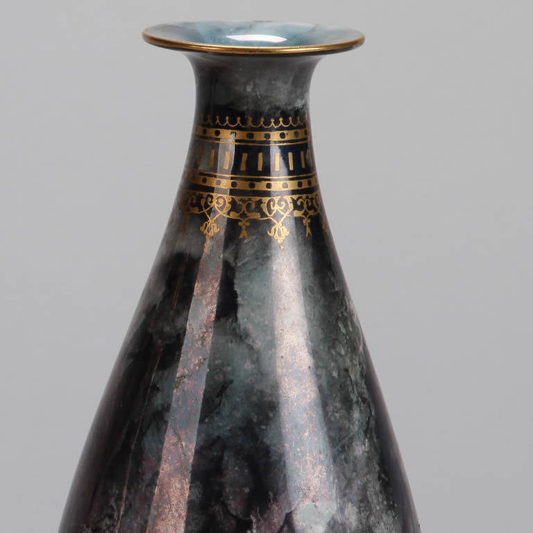 Mid-20th Century Pair of Losol Ware Keeling and Co. Art Deco Vases