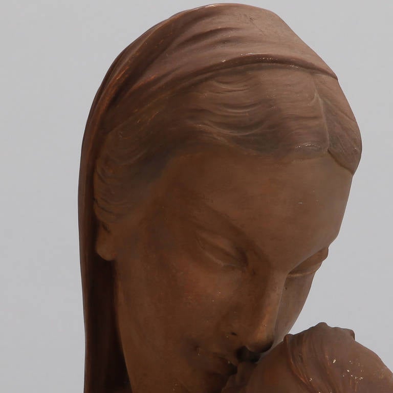 Johanne Dommisse Madonna and Child Terra Cotta Bust 2