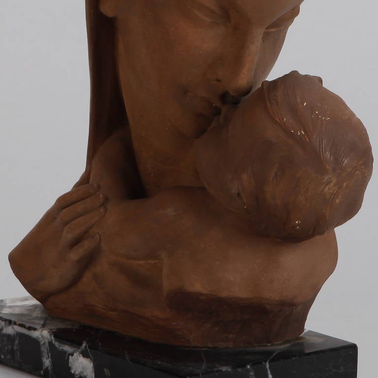 Johanne Dommisse Madonna and Child Terra Cotta Bust 3