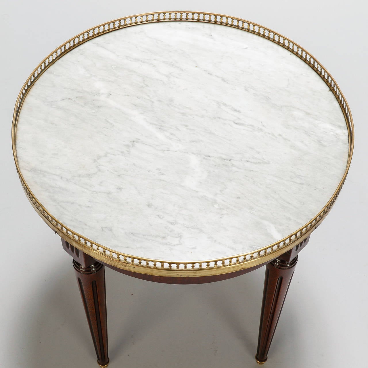 small round side table