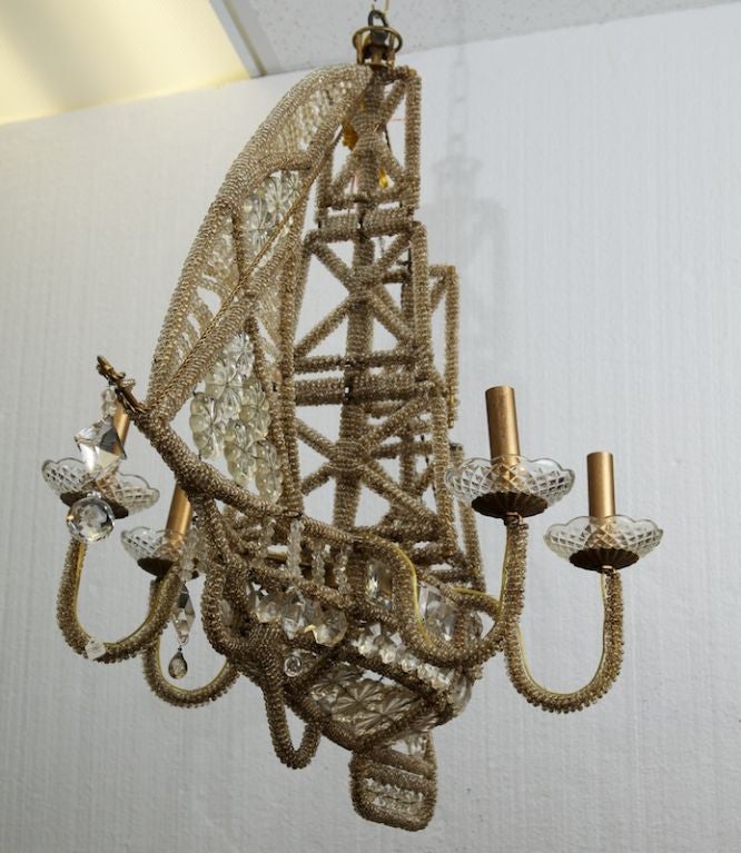 crystal boat chandelier