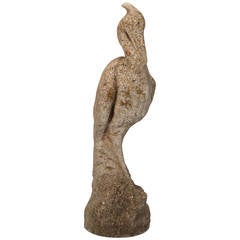Tall Stone Garden Heron 2