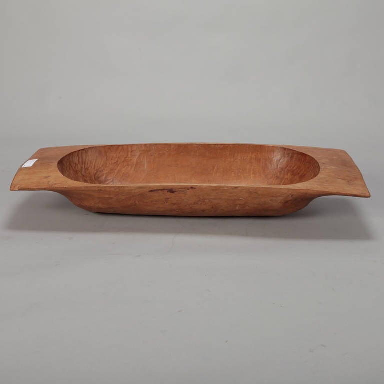 wooden bread bowl