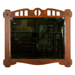 French Arts and Crafts Mirror