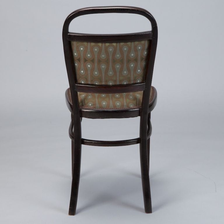 Set of Four Otto Wagner Chairs For Sale 1