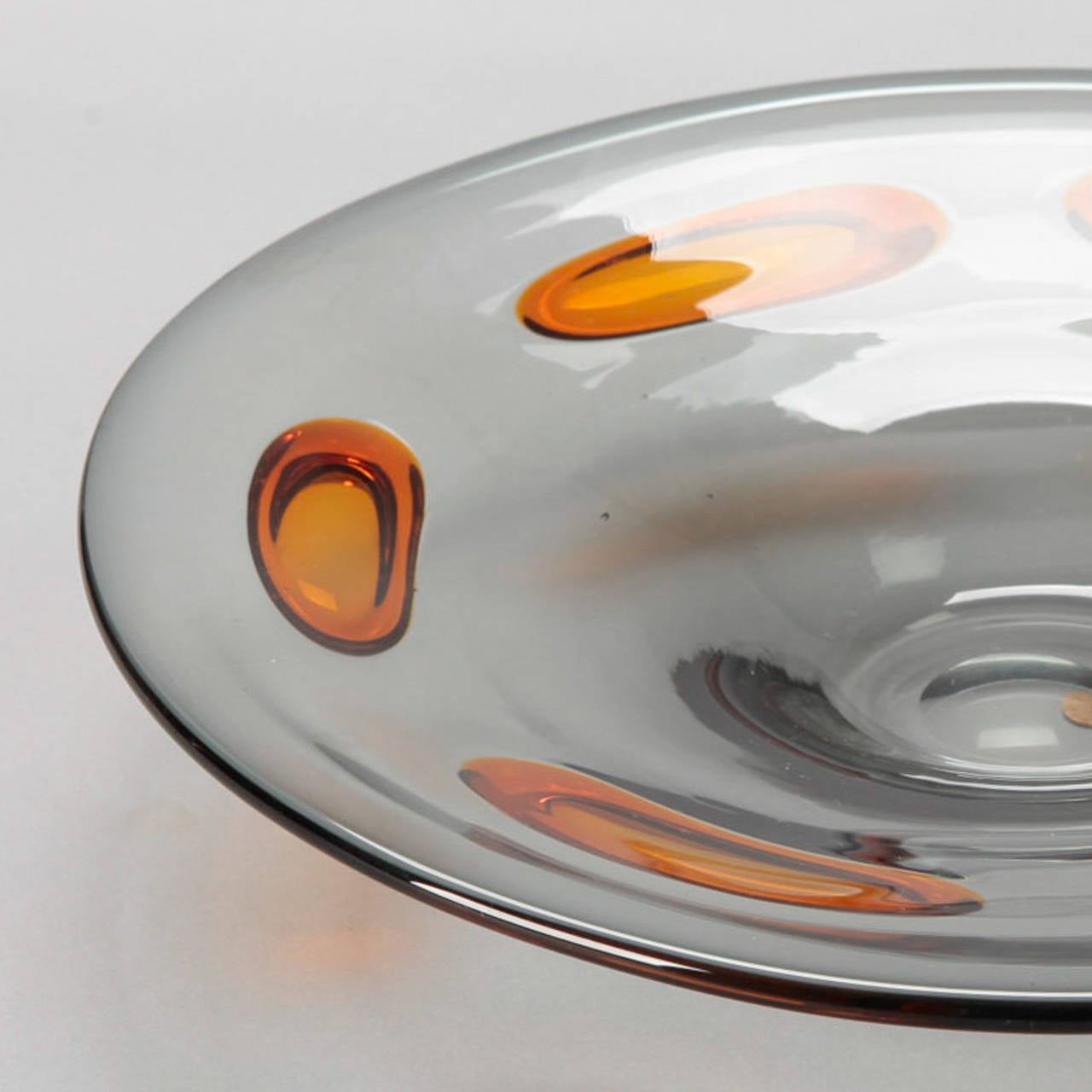 Mid-Century Modern Mid-Century English Whitefriars Art Glass Bowl