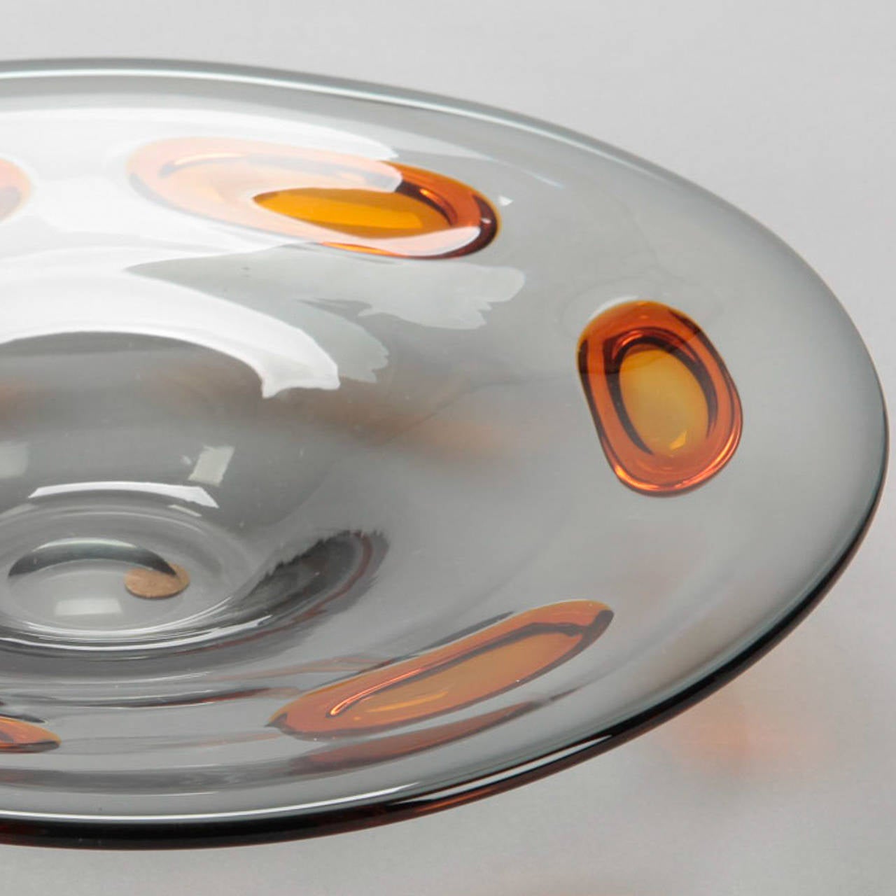 British Mid-Century English Whitefriars Art Glass Bowl