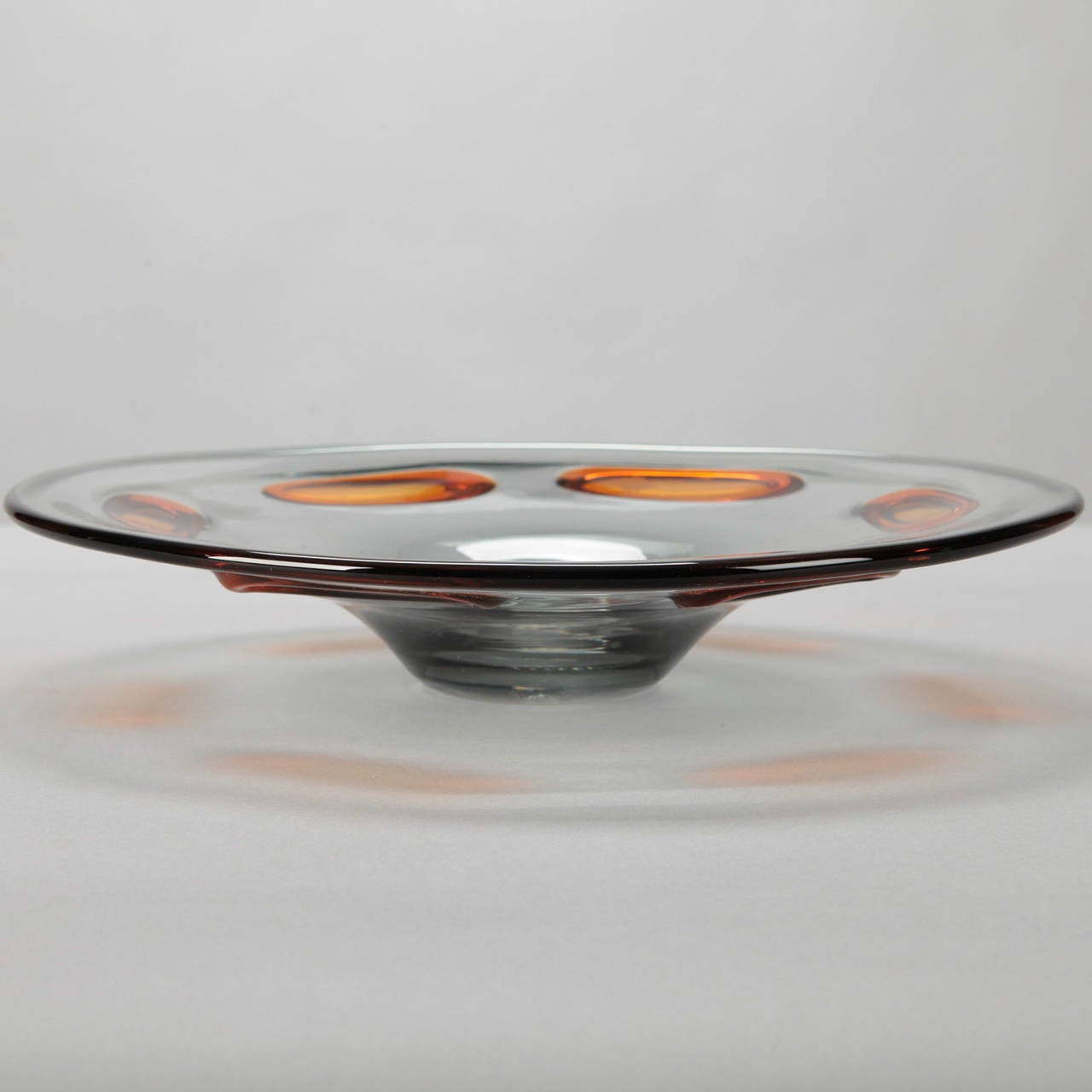 20th Century Mid-Century English Whitefriars Art Glass Bowl