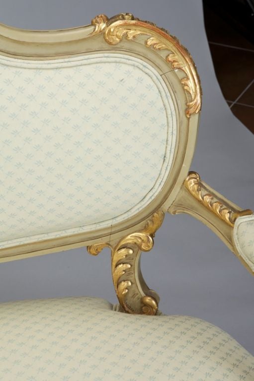 Gilded Louis XV Style Settee 1