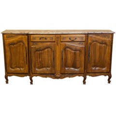 Large 19th Century French Enfilade With Faux Painted Top 6