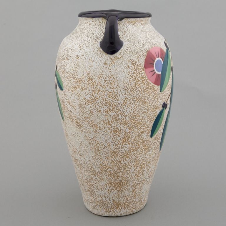 Signed Amphora Jugendstil Czechoslovakia Vase In Excellent Condition In Troy, MI