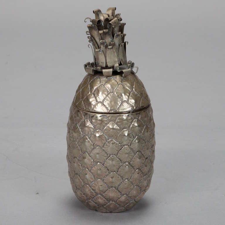 Unknown Brass Pineapple Shaped Ice Bucket