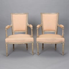 Pair Circa 1900 Louis XVI Style Armchairs