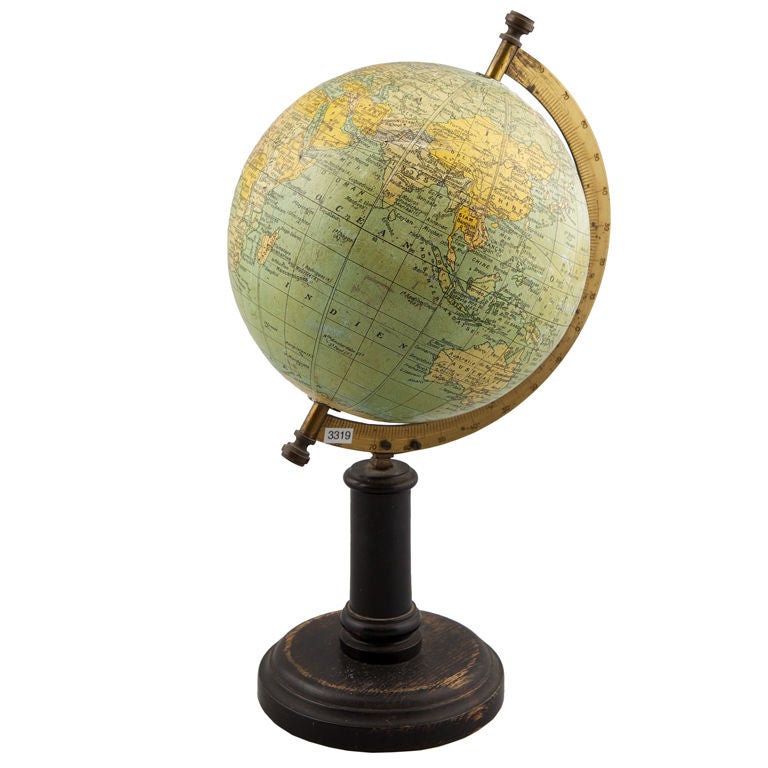 Antique French Globe on Stand