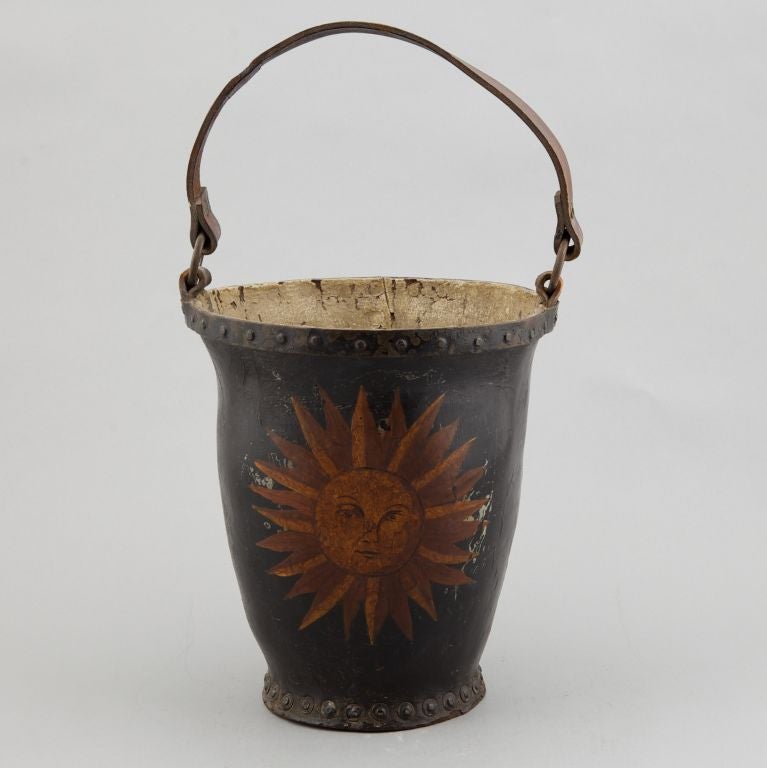 Armoral Leather Fire Bucket For Sale at 1stDibs antique fire buckets