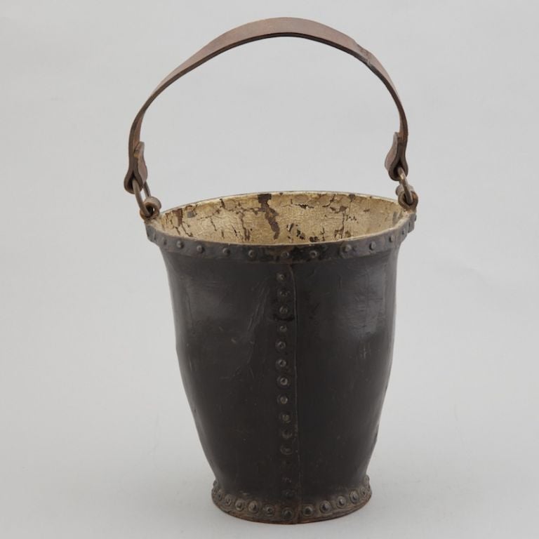Armoral Leather Fire Bucket For Sale at 1stDibs antique fire buckets