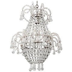 Unusual Small All Beaded Empire Style Fixture