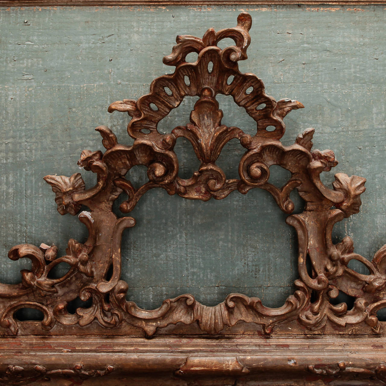 mirror on wood panel
