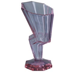Mid Century Alexandrite Op Art Vase