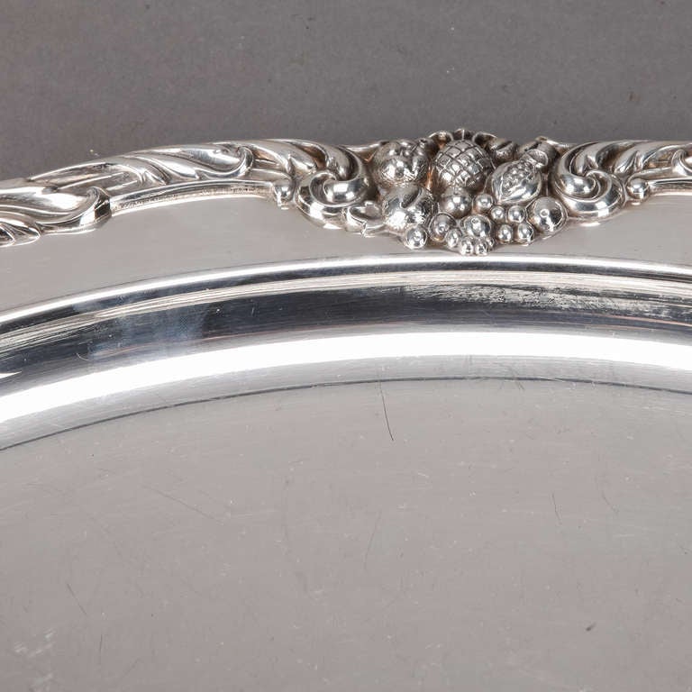 Plateau ovale King Francis Reed & Barton 2