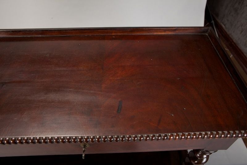 French Empire Style Flame Mahogany Desserte