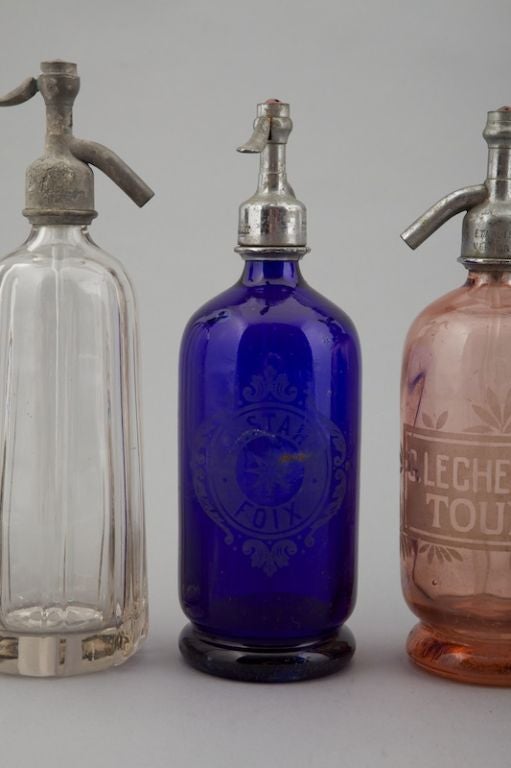 French Early 20th Century Syphon Seltzer Bottles 1