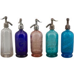 French Early 20th Century Syphon Seltzer Bottles