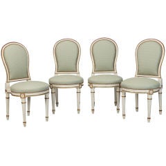 Set of Eight Louis XVI Style Chairs