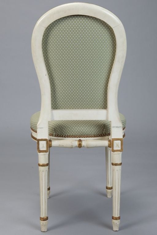 20th Century Set of Eight Louis XVI Style Chairs