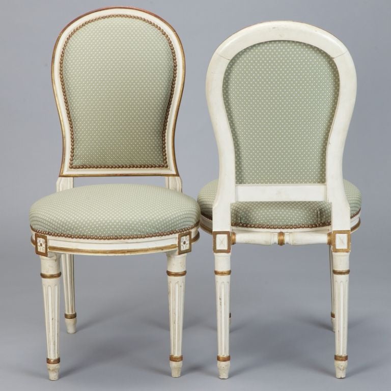 Set of Eight Louis XVI Style Chairs 3