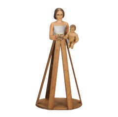 Tall Santo Mother and Child