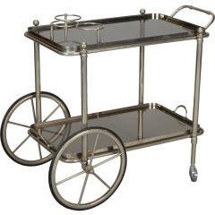 Chrome Art Deco Bar Trolley