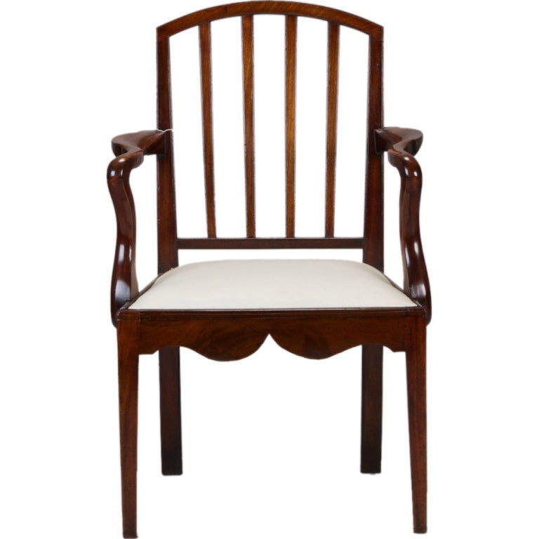 Georgian Elbow Chair Circa 1780