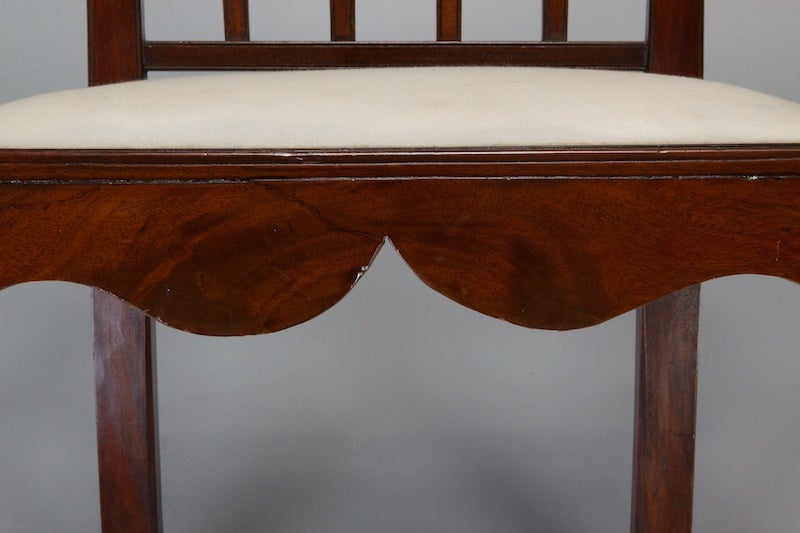 Georgian Elbow Chair Circa 1780 4