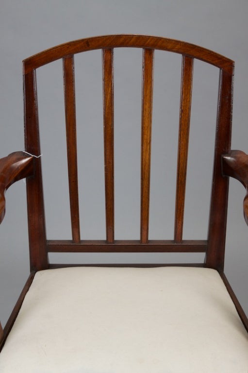 Georgian Elbow Chair Circa 1780 1