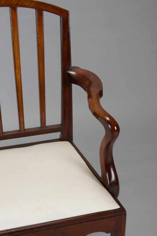 Georgian Elbow Chair Circa 1780 2