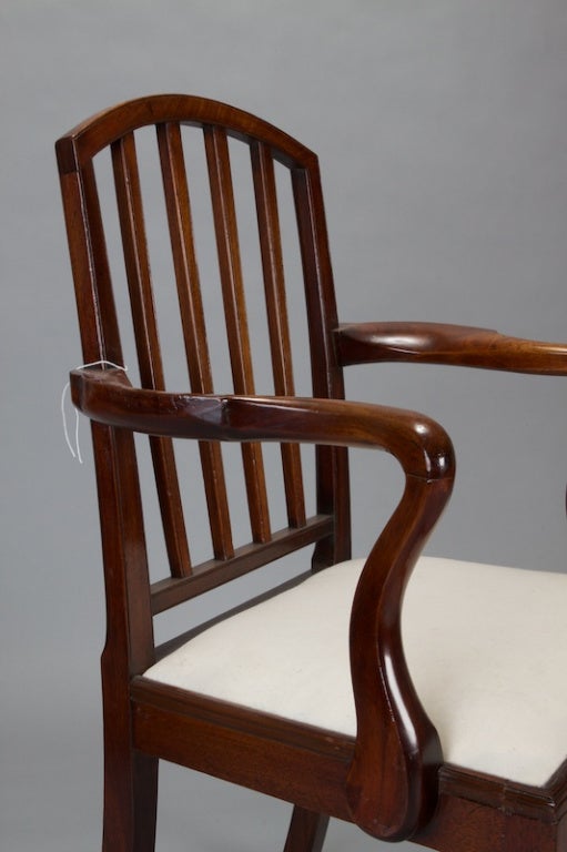 Georgian Elbow Chair Circa 1780 3