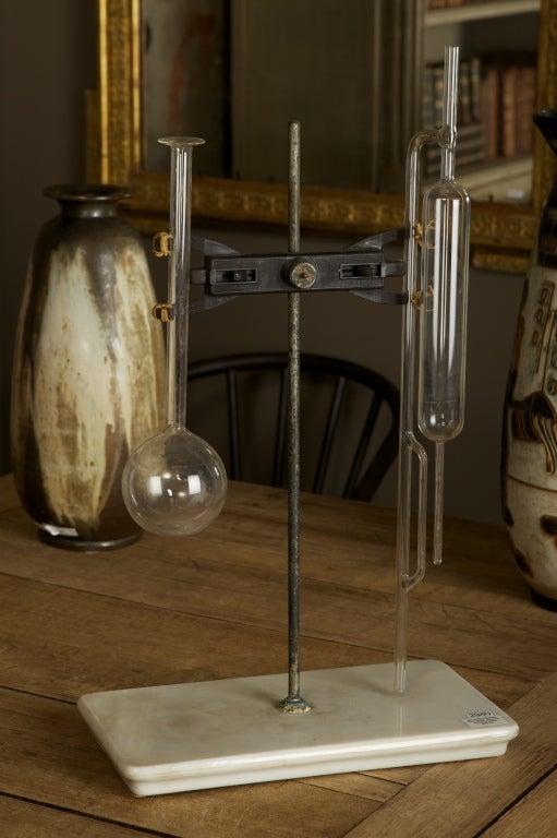 Specimen Jars Mounted on Marble Base