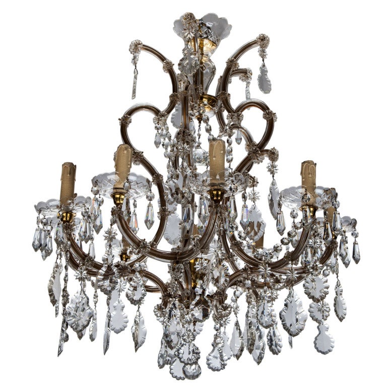 Large Eight Light Maria Theresa Chandelier