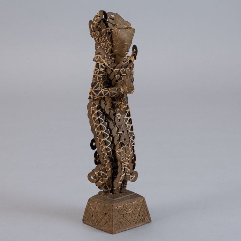 Folk Art Balinese Kepeng Coin Statue