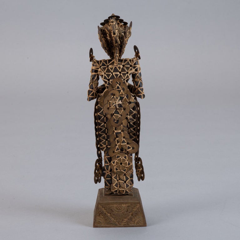 Late 20th Century Balinese Kepeng Coin Statue